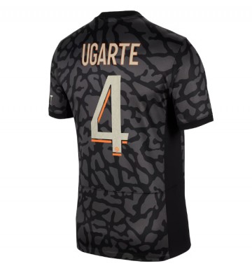 Paris Saint-Germain Manuel Ugarte #4 Tercera Equipación 2023-24 Manga Corta